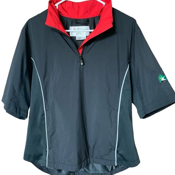 Foot Joy Women M 1/4 Zip Pull Over Rain Jacket Golfcore Tenniscore Classic Golf - Picture 1 of 13